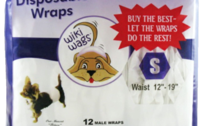 Wiki Wags Brand – Male Dog Disposable Wraps (Bellybands) – Award-Winning Product